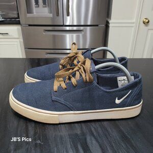 Nike SB Braata LR Skate Shoe Dark Obsidian Blue White Men's/Women's 477650-422